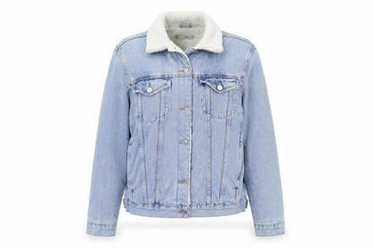 Womens UK Size 8 Moto Blue Jacket