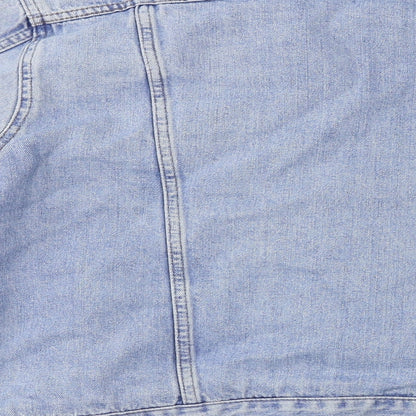 Womens UK Size 8 Moto Blue Jacket