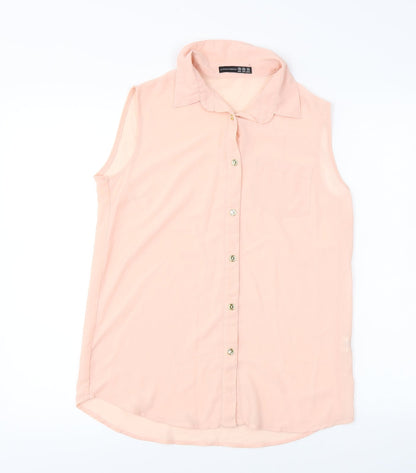 Atmosphere  Womens Pink   Basic Button-Up Size 10