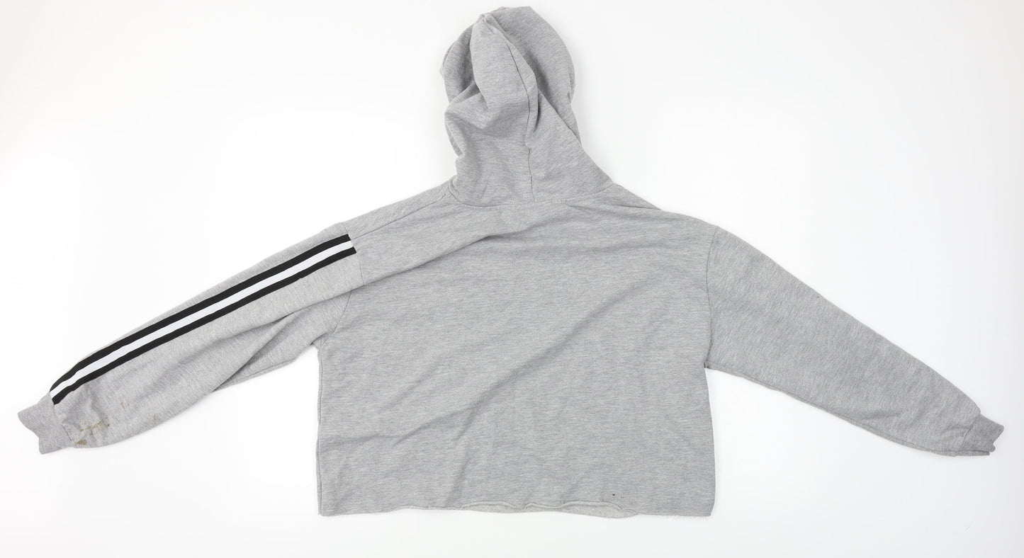 Love Island  Womens Grey   Pullover Hoodie Size 14