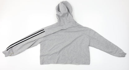 Love Island  Womens Grey   Pullover Hoodie Size 14