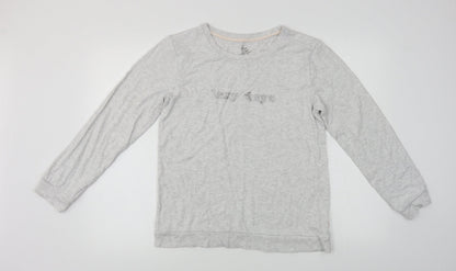 Womens UK Size 10 love to lounge Grey Pullover Jumper