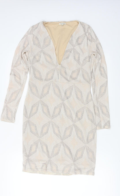 River Island  Womens Beige   A-Line  Size 12