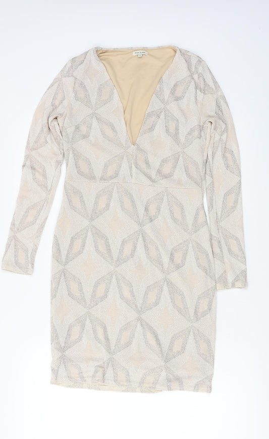River Island  Womens Beige   A-Line  Size 12
