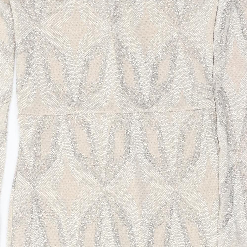 River Island  Womens Beige   A-Line  Size 12