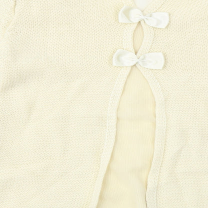 Womens UK Size M New Look Beige Pullover Jumper