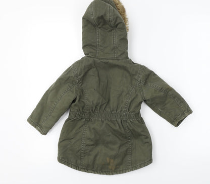 Marks and Spencer  Girls Green   Jacket Coat Size 2 Years