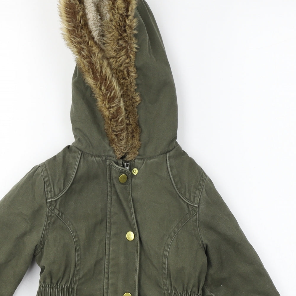 Marks and Spencer  Girls Green   Jacket Coat Size 2 Years