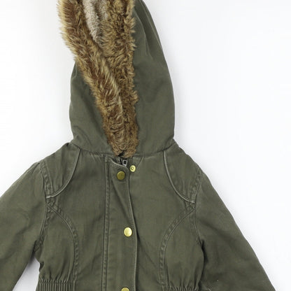Marks and Spencer  Girls Green   Jacket Coat Size 2 Years