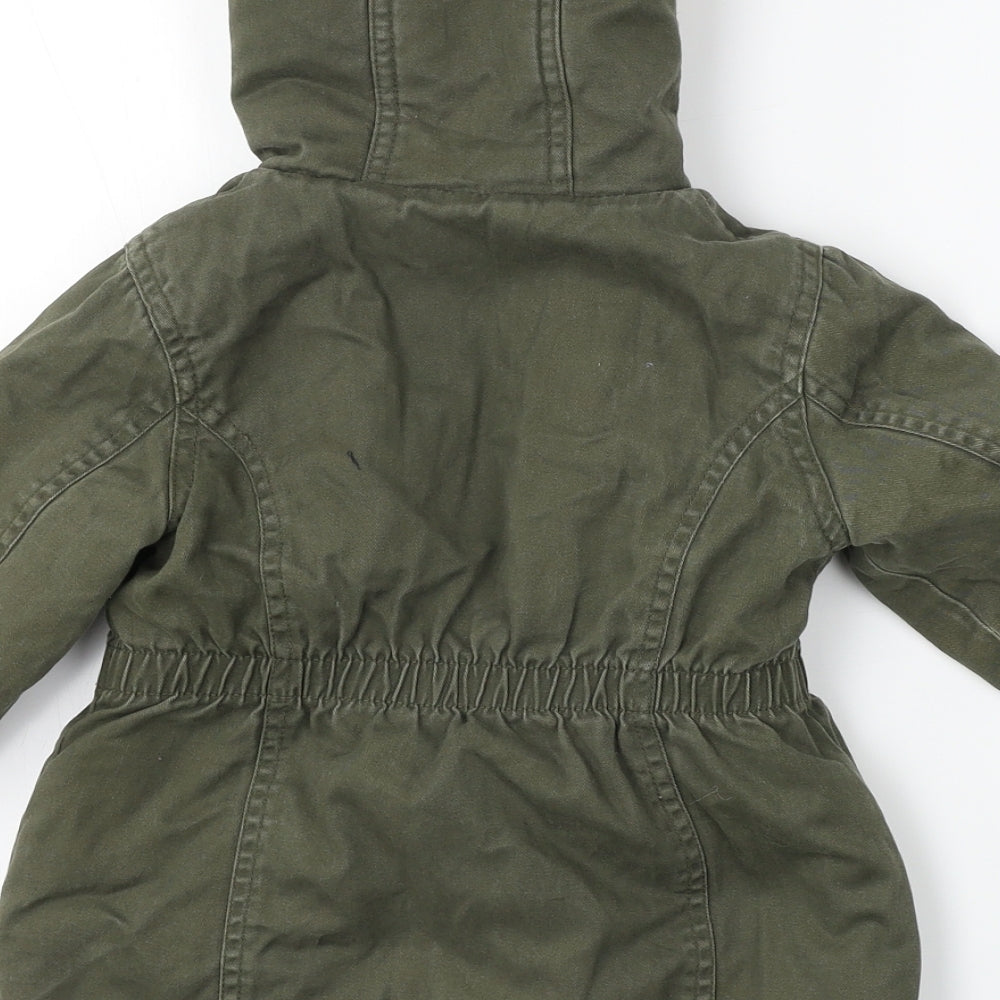 Marks and Spencer  Girls Green   Jacket Coat Size 2 Years