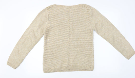 Isle Essentials  Womens Beige   Pullover Jumper Size S