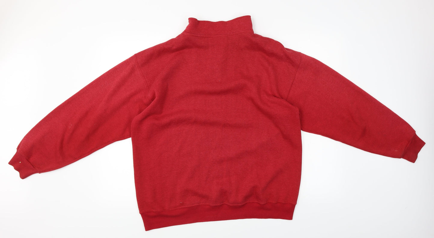 Olympus  Mens Red   Henley Jumper Size XL