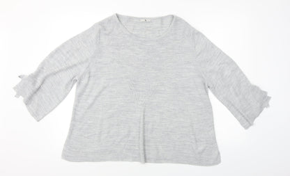 TU Womens Grey   Pullover Jumper Size 16