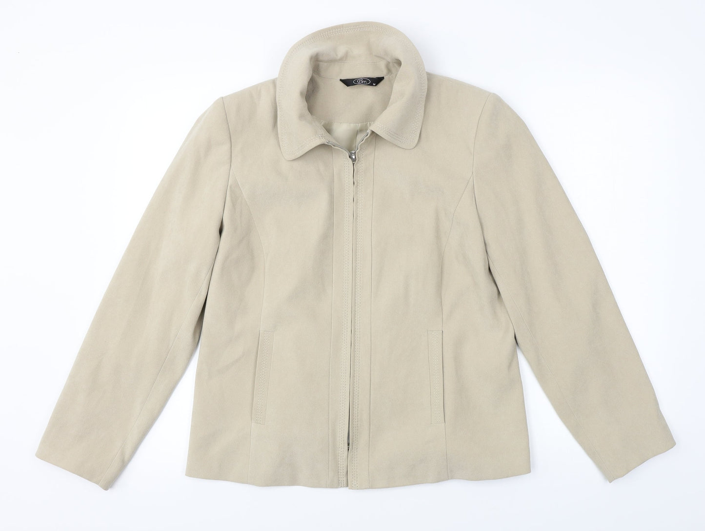 BM  Womens Beige   Jacket Coat Size 14