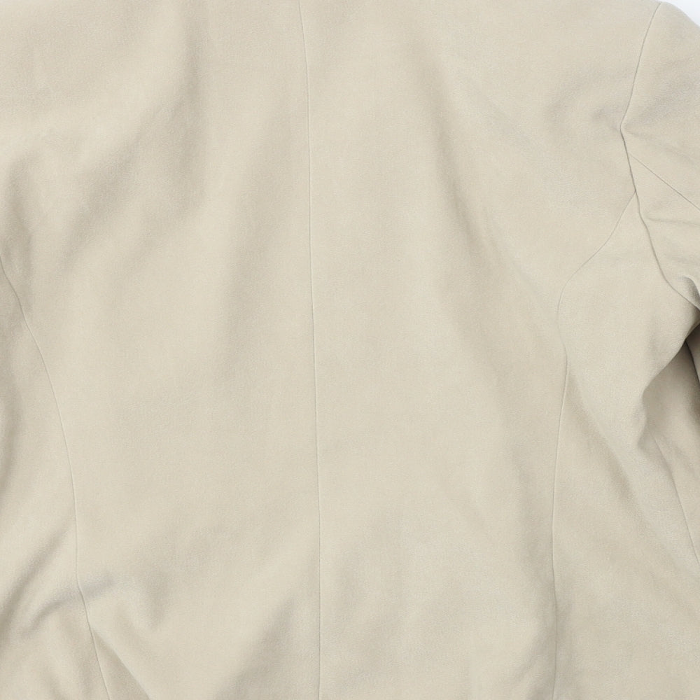 BM  Womens Beige   Jacket Coat Size 14