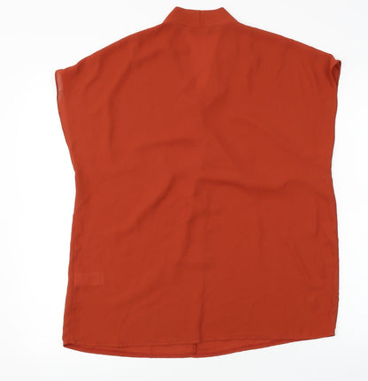 F&F  Womens Brown   Basic Blouse Size 14