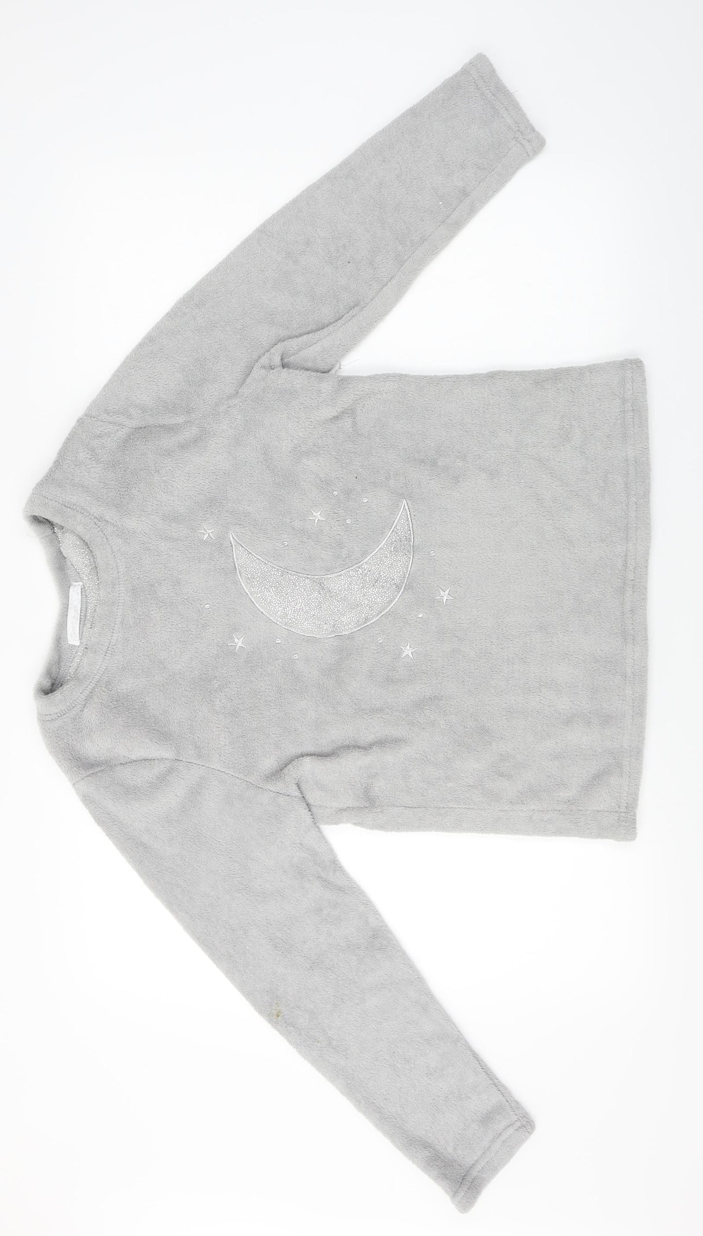 Womens UK Size M Time To Dream Grey Pullover Jumper