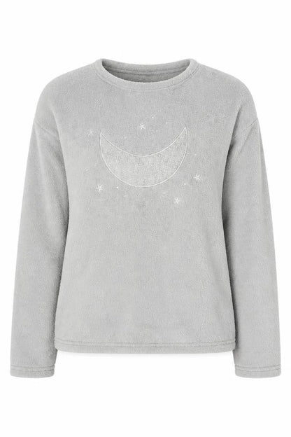 Womens UK Size M Time To Dream Grey Pullover Jumper