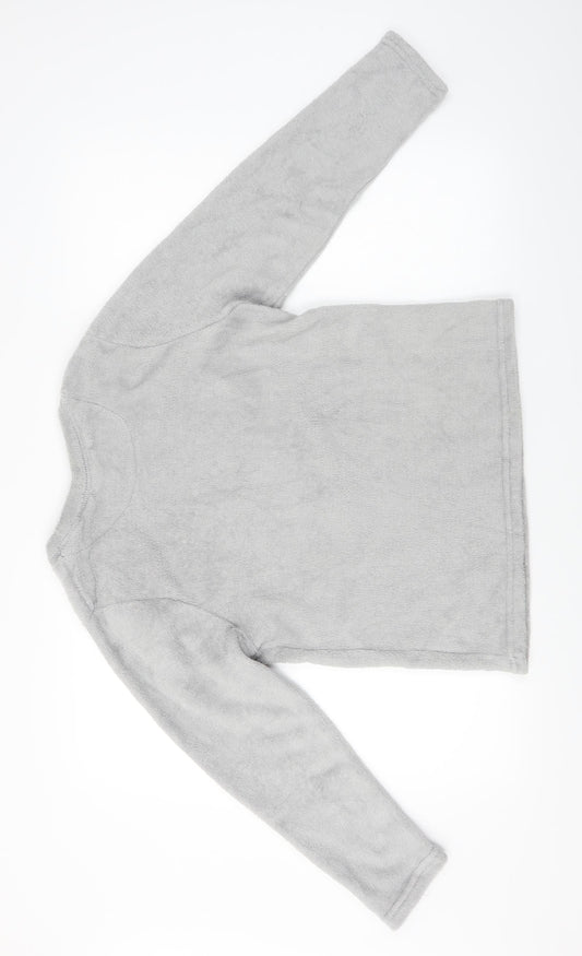 Womens UK Size M Time To Dream Grey Pullover Jumper