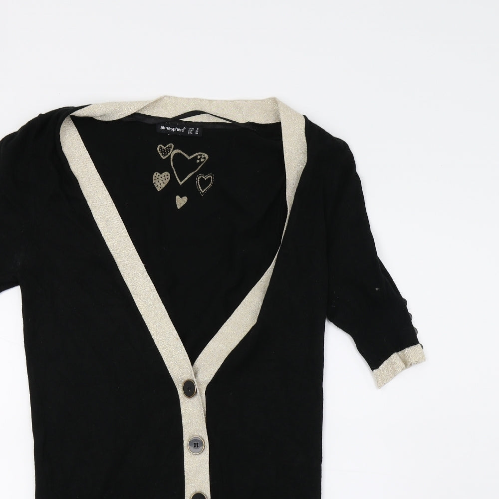Atmosphere Womens Black   Jumper Dress  Size 8