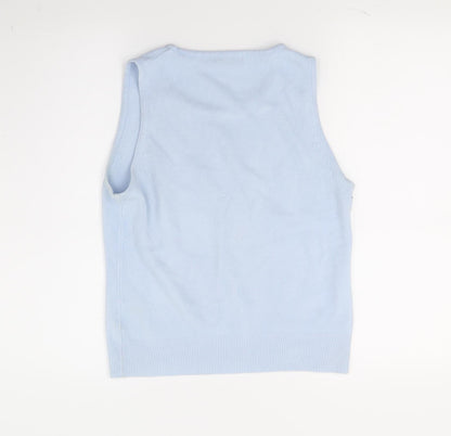 Womens UK Size M Debbie Morgan Blue Pullover Jumper