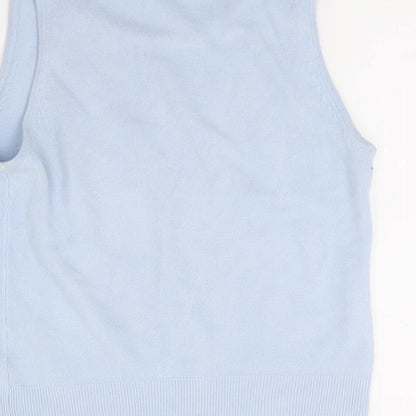 Womens UK Size M Debbie Morgan Blue Pullover Jumper