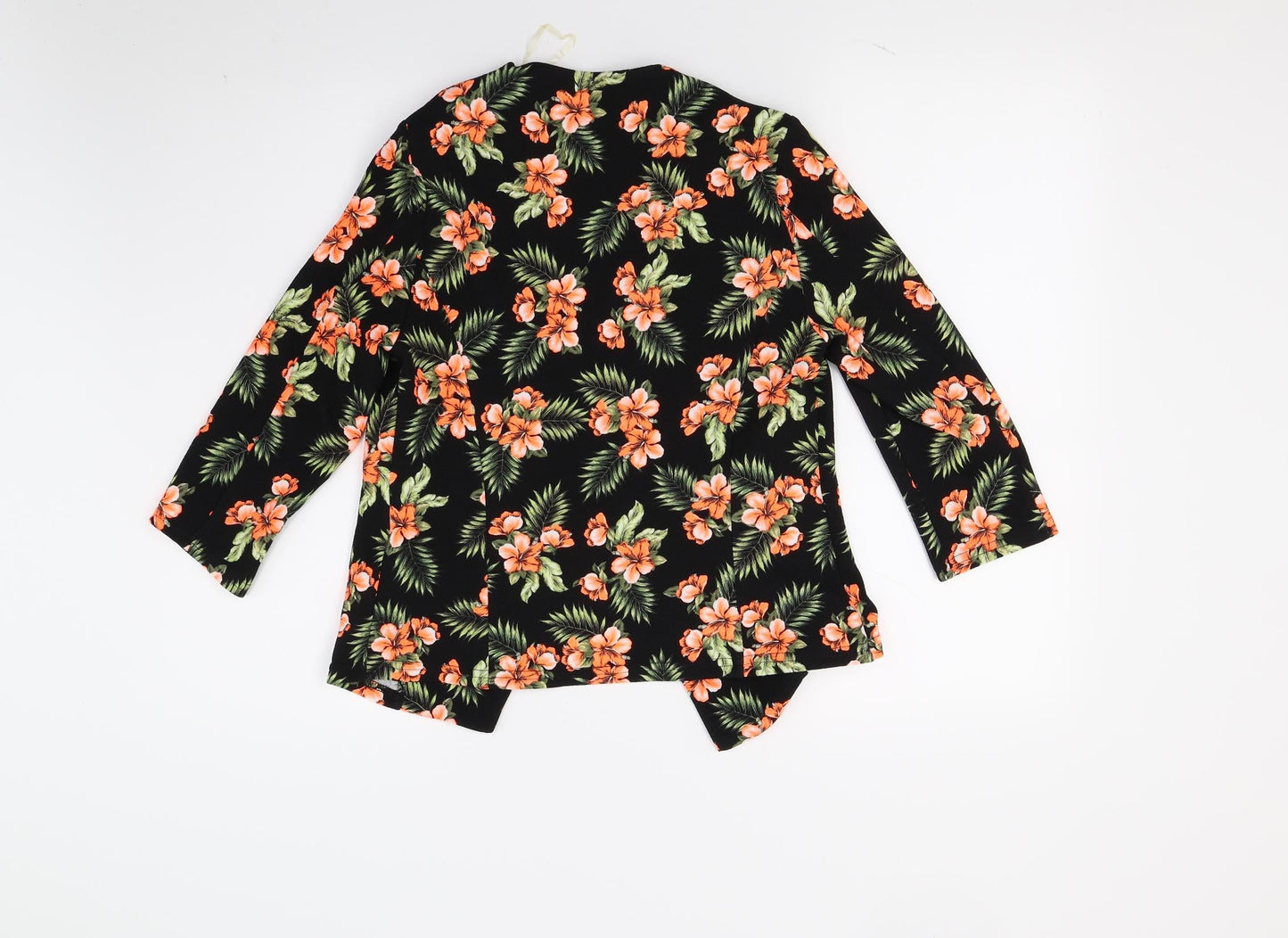 915 Generation Girls Black Floral  Jacket Coat Size 12-13 Years
