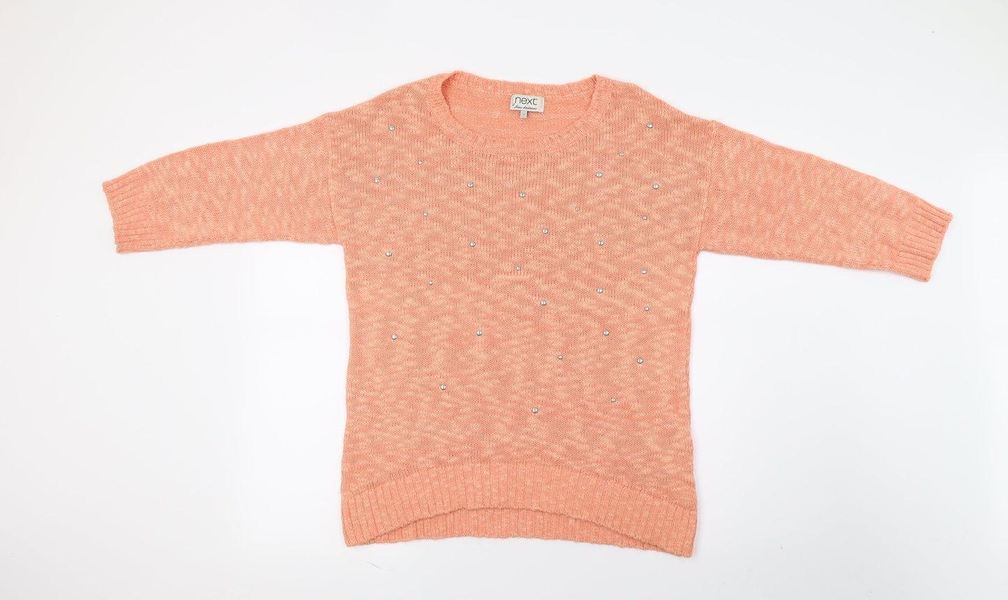 Womens UK Size 12 NEXT Orange Pullover Jumper