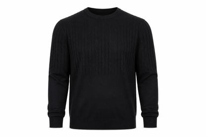 Mens UK Size L Atlantic Bay Grey Pullover Jumper
