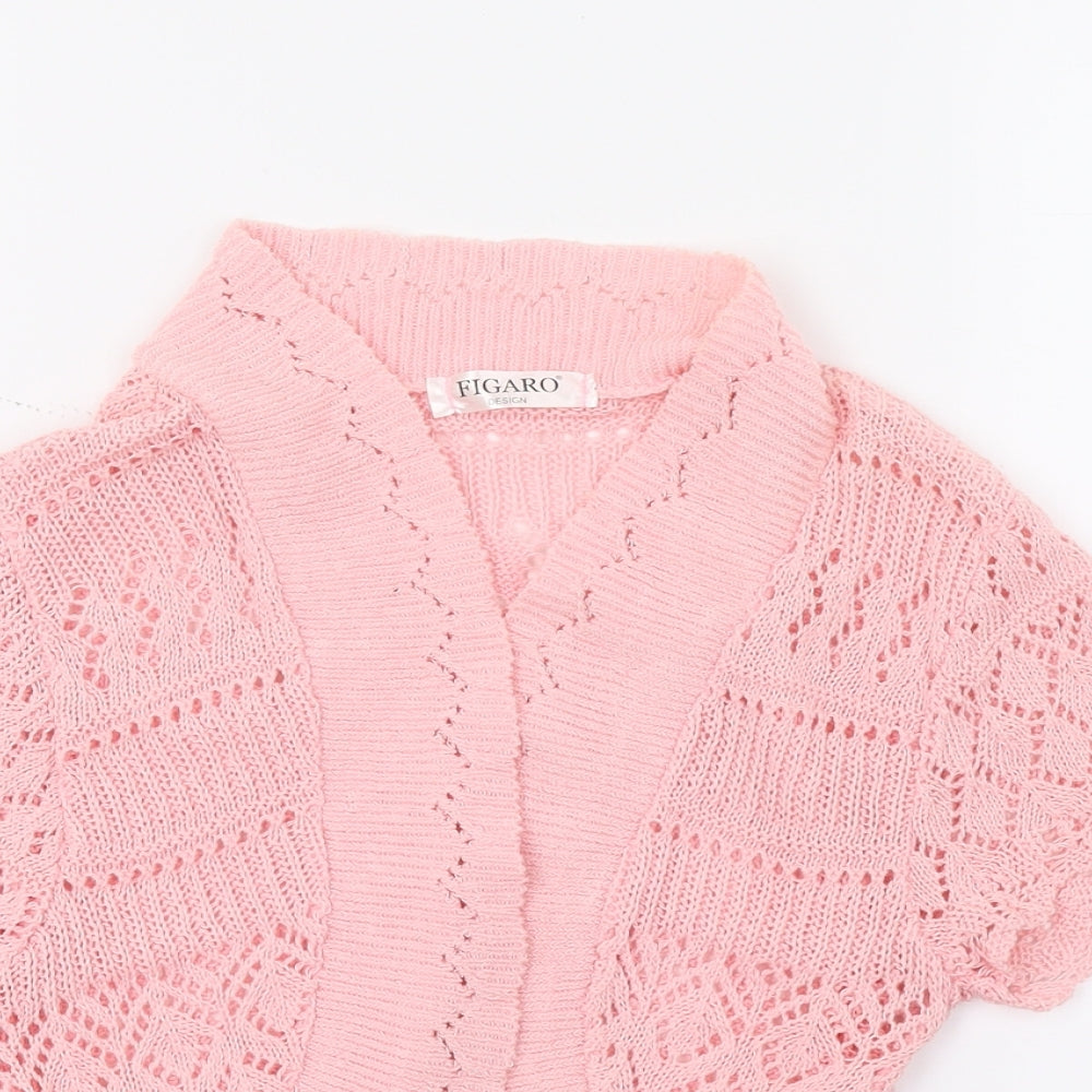 Figaro Girls Pink   Wrap Jumper Size M