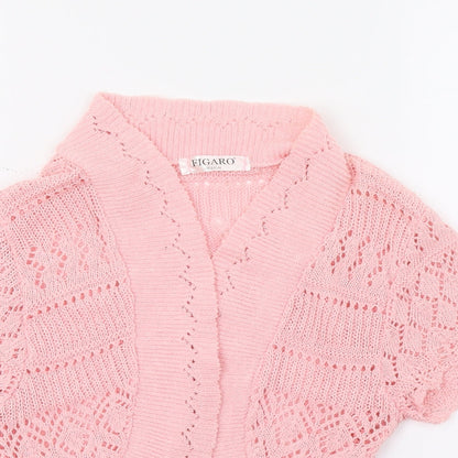 Figaro Girls Pink   Wrap Jumper Size M