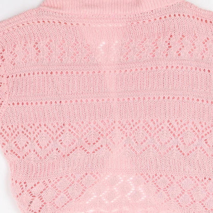 Figaro Girls Pink   Wrap Jumper Size M