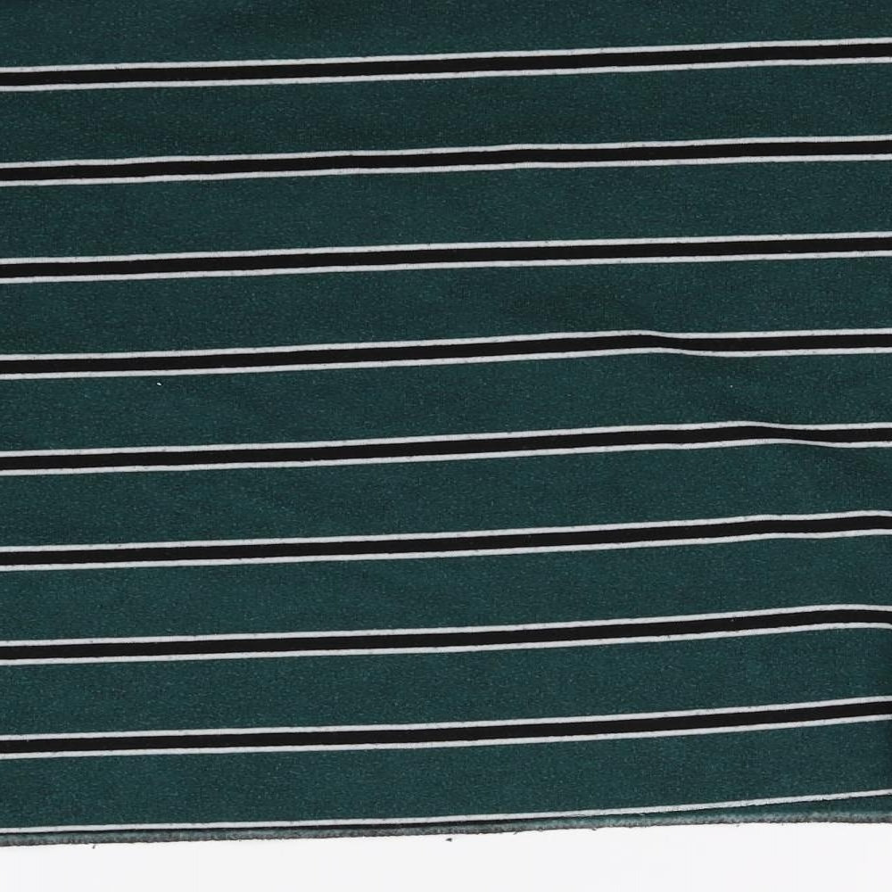 Primark Womens Green Striped  Pullover Sweatshirt Size XS
