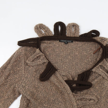 Frank saul Womens Brown  Knit Cardigan Jumper Size M