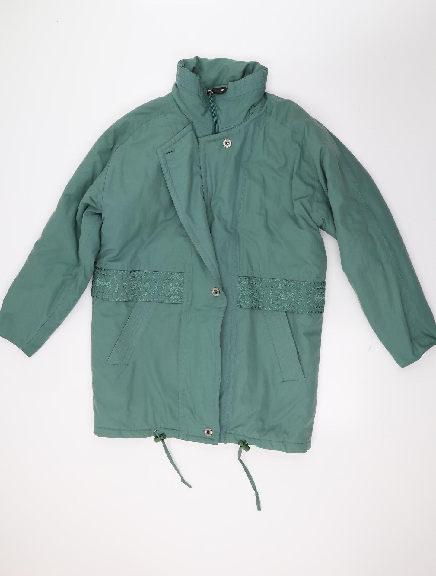 Kiabi Womens Green   Overcoat Coat Size L