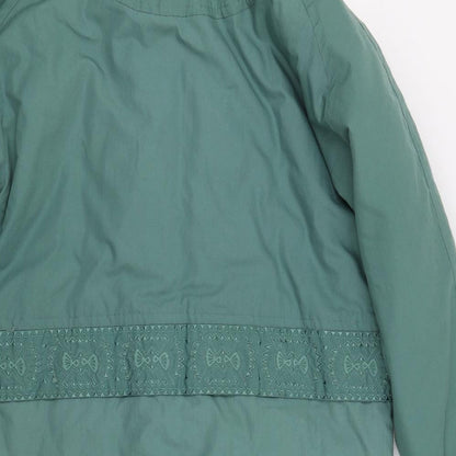 Kiabi Womens Green   Overcoat Coat Size L