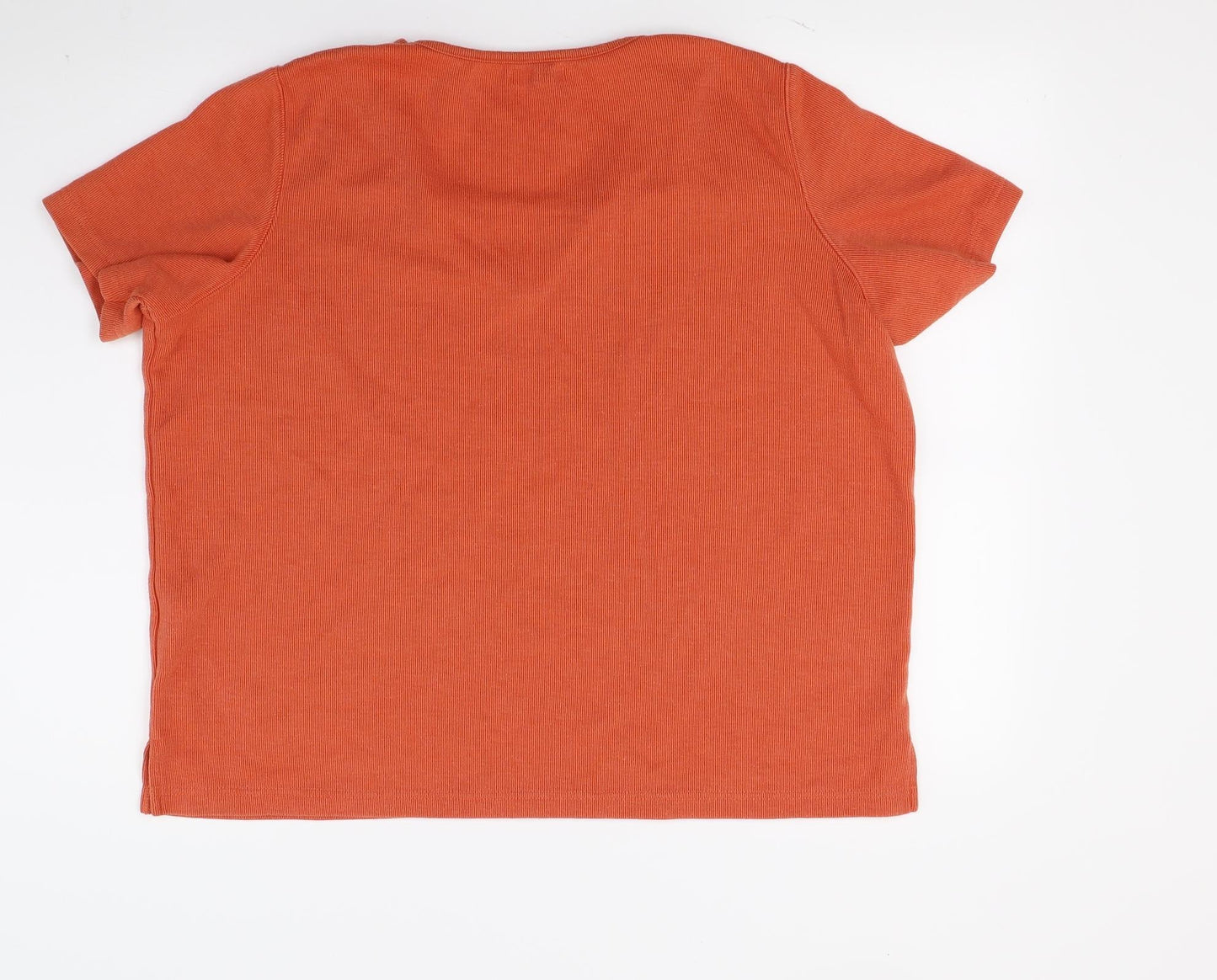 Womens UK Size L BM Orange Pullover Jumper
