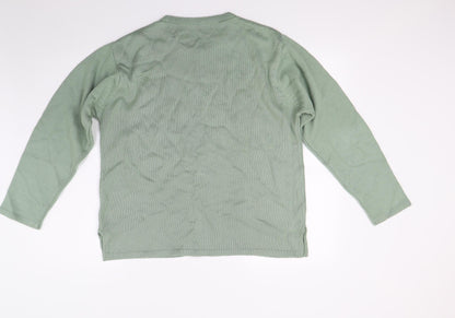 Womens UK Size L Klassique Green Pullover Jumper