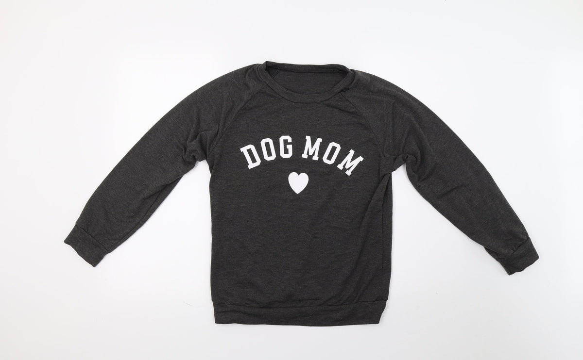 Womens Grey   Pullover Sweatshirt Size S  - Gog Mom