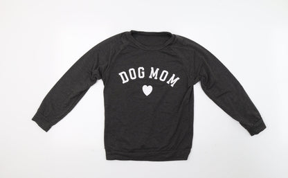 Womens Grey   Pullover Sweatshirt Size S  - Gog Mom