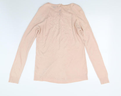 Womens UK Size 12 Atmosphere Beige Pullover Jumper