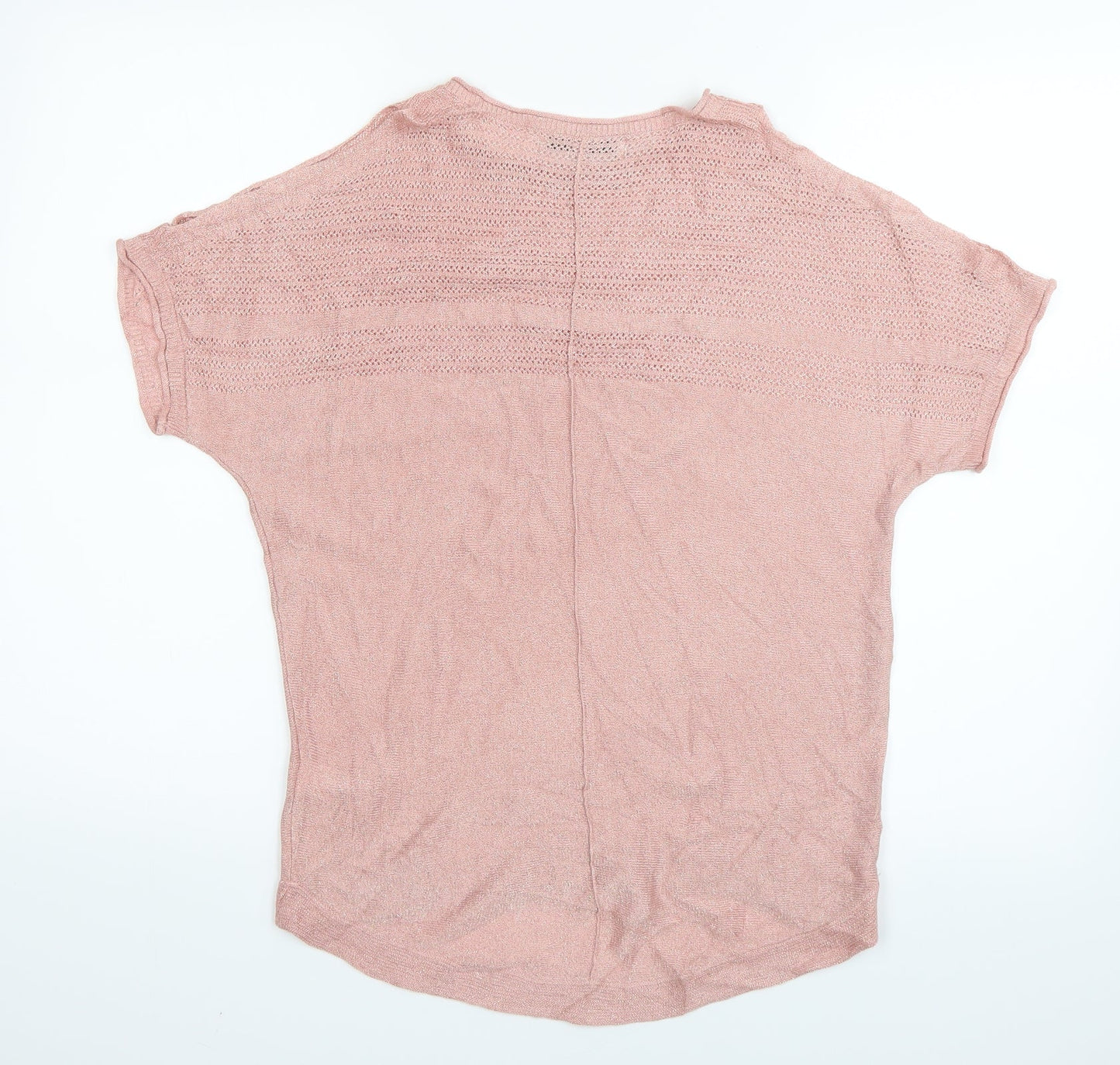 Womens UK Size XS NEXT Pink Basic T-Shirt