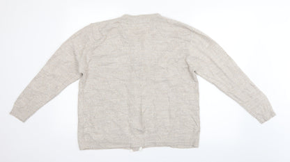 journey Womens Beige   Cardigan Jumper Size M