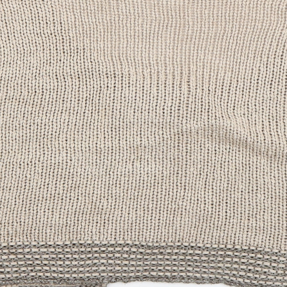 Womens UK Size 14 Per Una Beige Cardigan Jumper