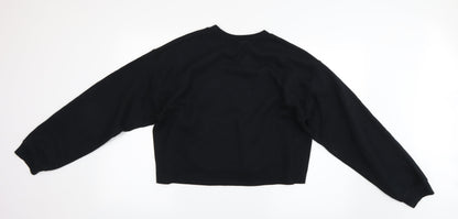 Womens UK Size M Topshop Black Pullover Jumper