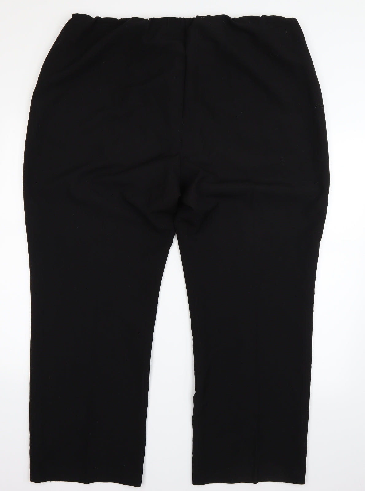 Mens UK Size 22 Bonmarché Regular Fit  Black Trousers