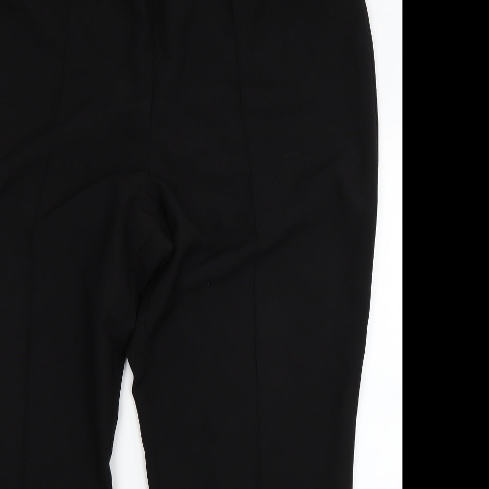 Mens UK Size 22 Bonmarché Regular Fit  Black Trousers
