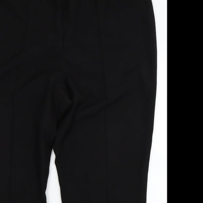 Mens UK Size 22 Bonmarché Regular Fit  Black Trousers