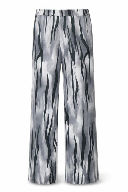 Lauren A. Smith Womens Grey Animal Print  Trousers  Size 4 L29 in