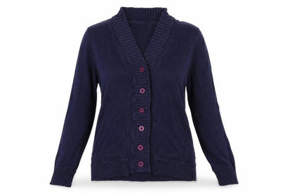 Mango Womens Blue   Cardigan Jumper Size L
